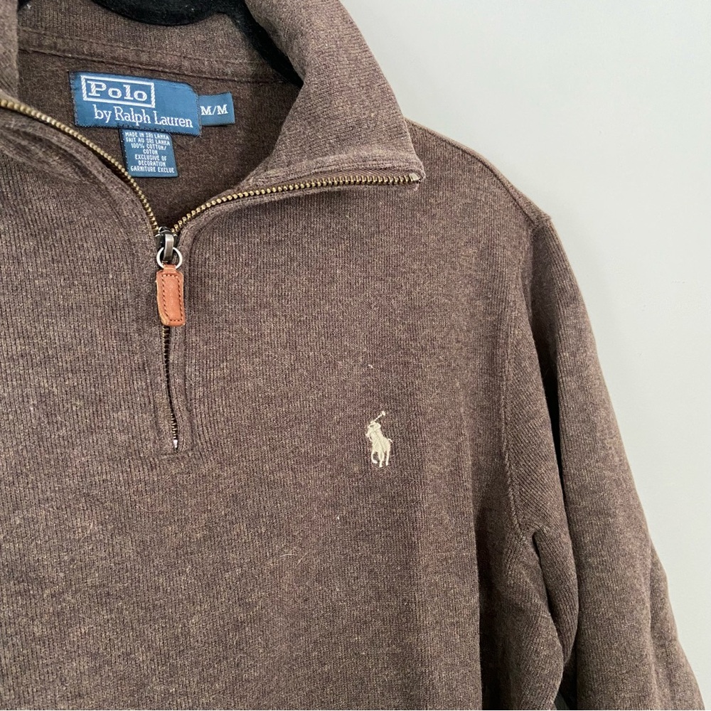 Vintage Polo by Ralph Lauren Men's Zip-Up Sweater